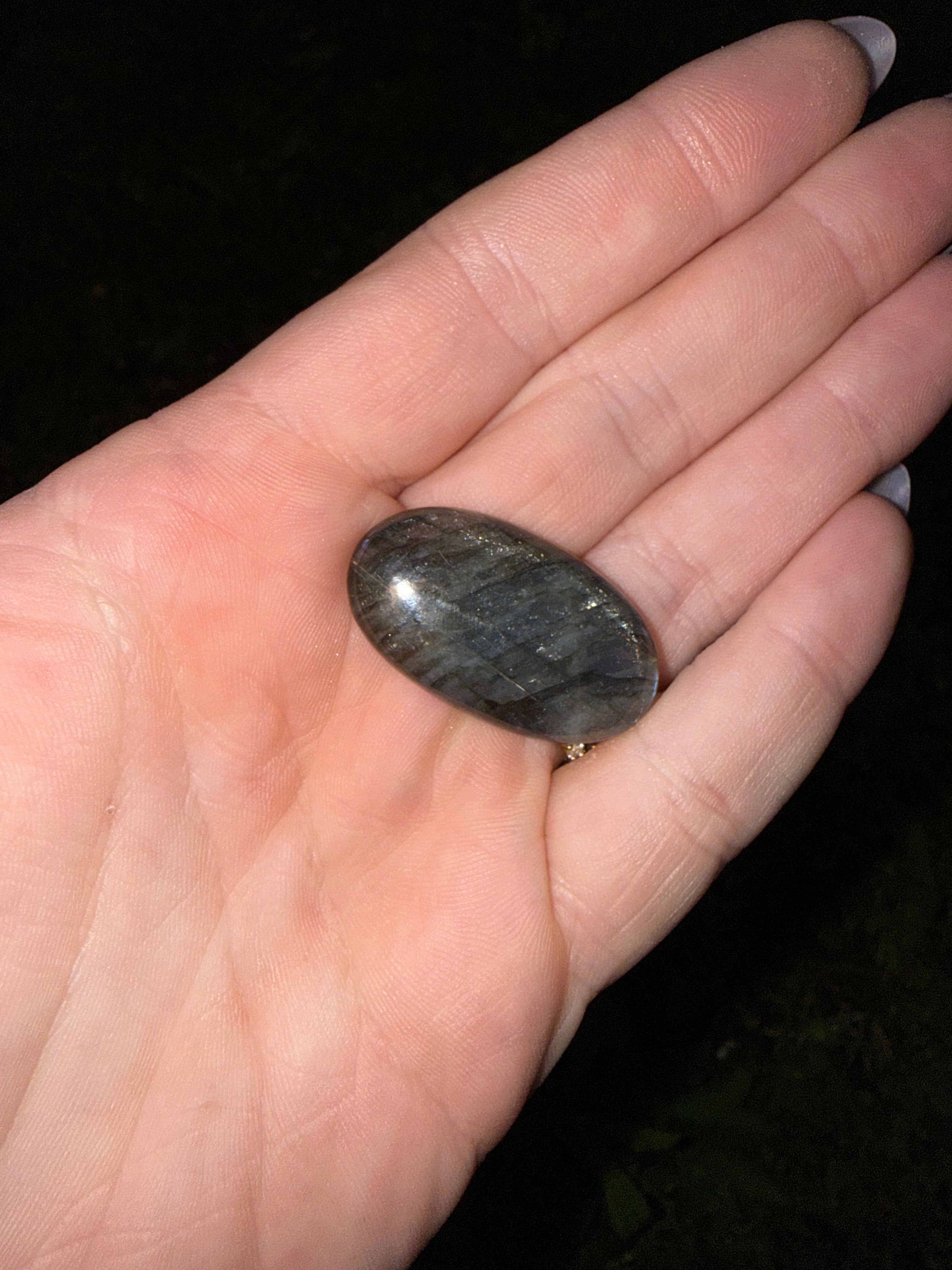 Labradorite Palm Stone