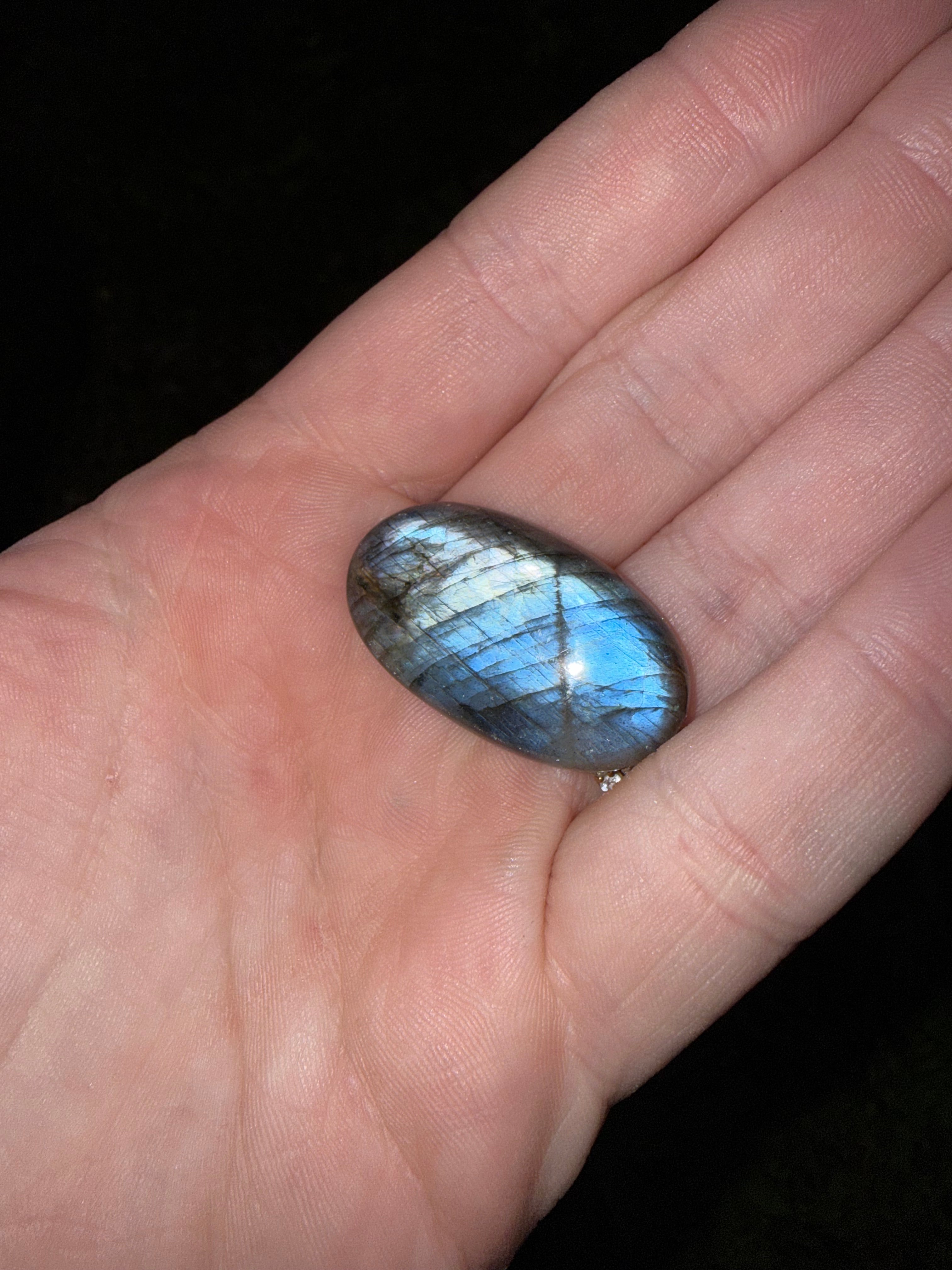 Labradorite Palm Stone