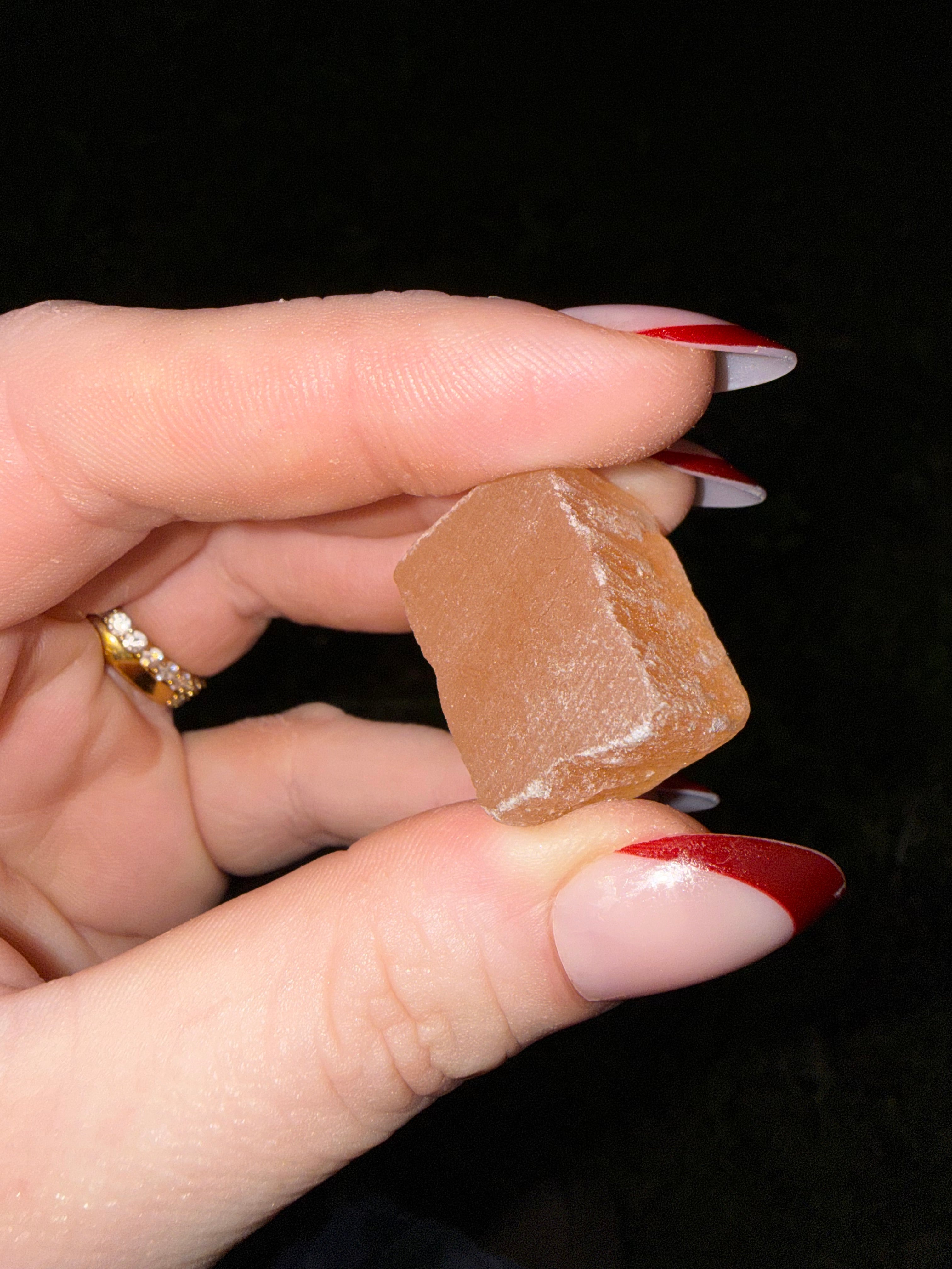 Peach Selenite Raw